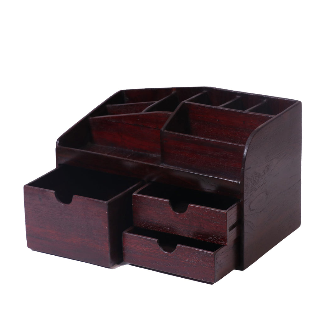 Bram Solid Wood 3 Drawer Desk Organizer - product image 1
