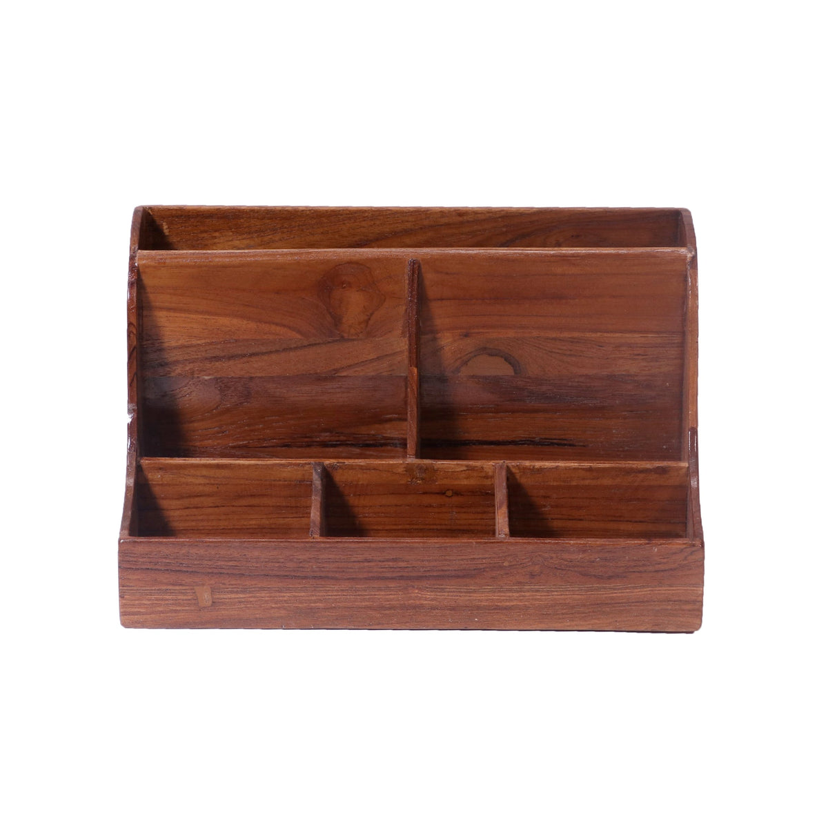 Riven Solid Wood Desk Organizer - product image 3