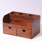 Cyrus Solid Wood 2 Drawer Desk Organizer - product image 4