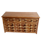 Nora Carved Storage Cabinet — view 4