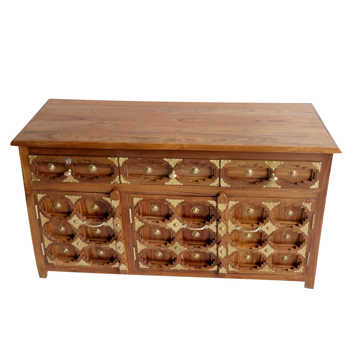 Nora Carved Storage Cabinet — view 4