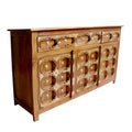 Nora Carved Storage Cabinet — view 1