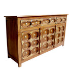Nora Carved Storage Cabinet — view 1