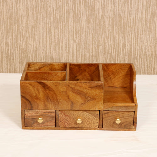 Camden Solid Wood 3 Drawer Desk Organizer - product image 2