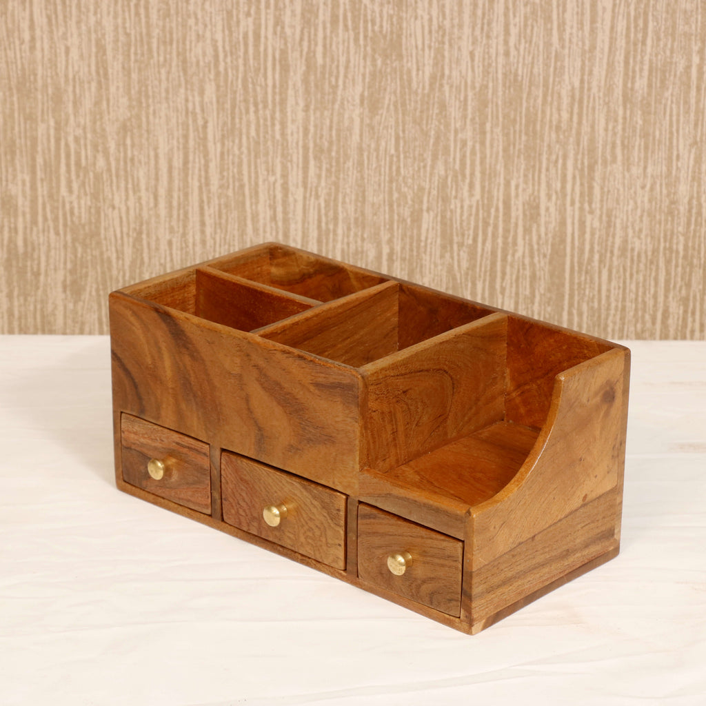 Camden Solid Wood 3 Drawer Desk Organizer - product image 3