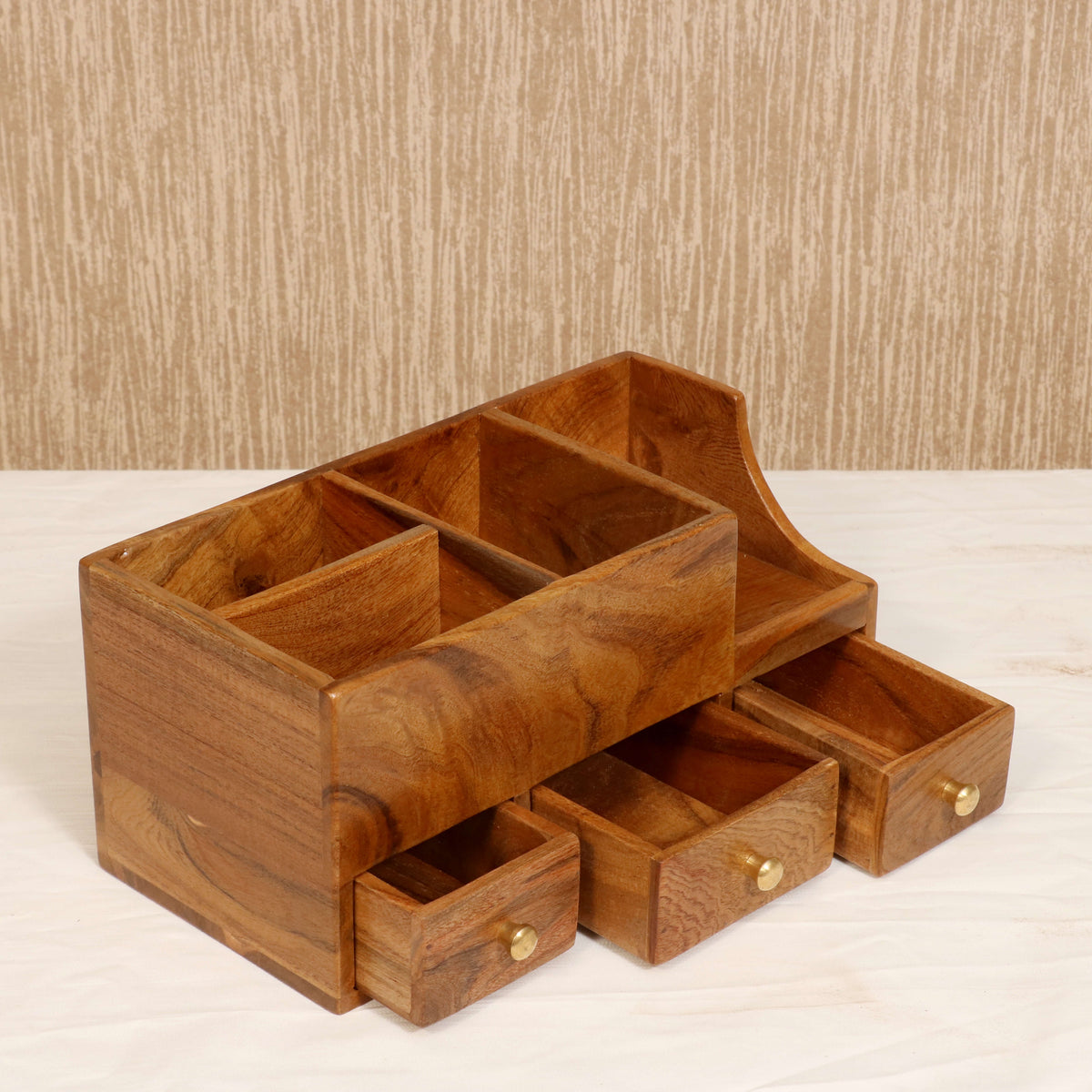 Camden Solid Wood 3 Drawer Desk Organizer - product image 1