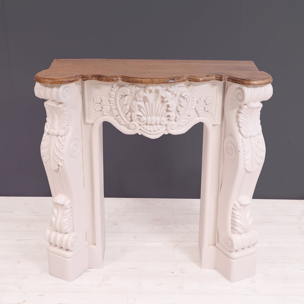 Isola Carved Fireplace Mantel — view 3