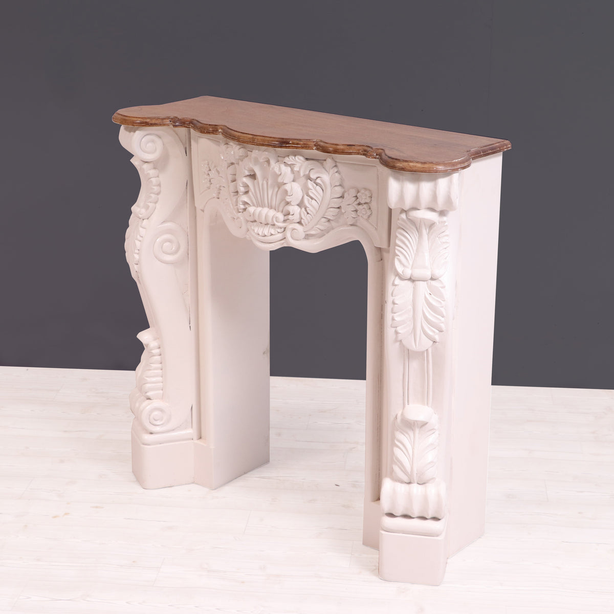 Isola Carved Fireplace Mantel — view 2