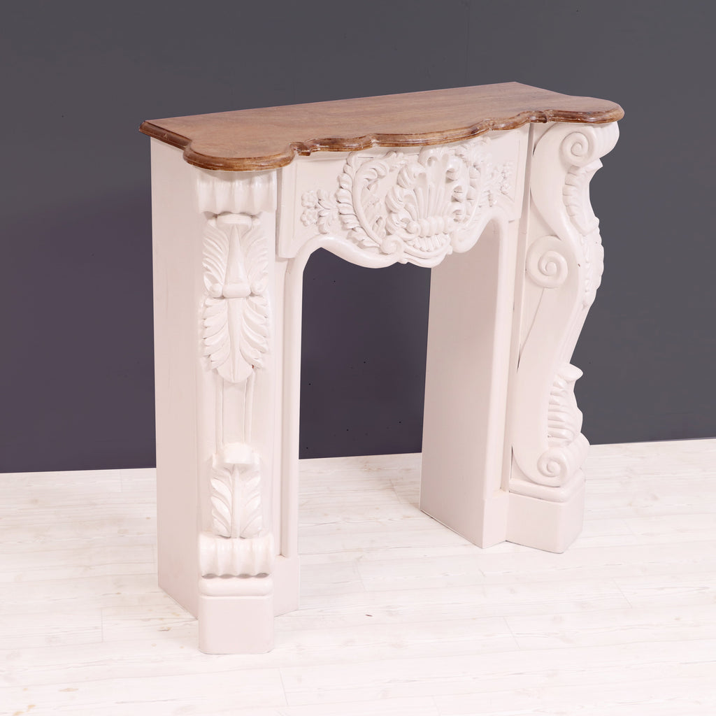 Isola Carved Fireplace Mantel — view 8