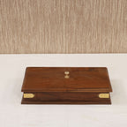 Nola Brass Detail Rectangular Storage Box — view 3