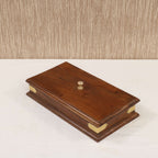 Nola Brass Detail Rectangular Storage Box — view 2