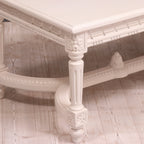 Margot Carved White Coffee Table — view 4