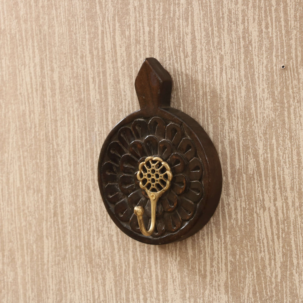 Elodie Round Wall Hook Rack — view 2