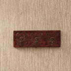 Elara Floral Carved Wall Hook Rack — view 1