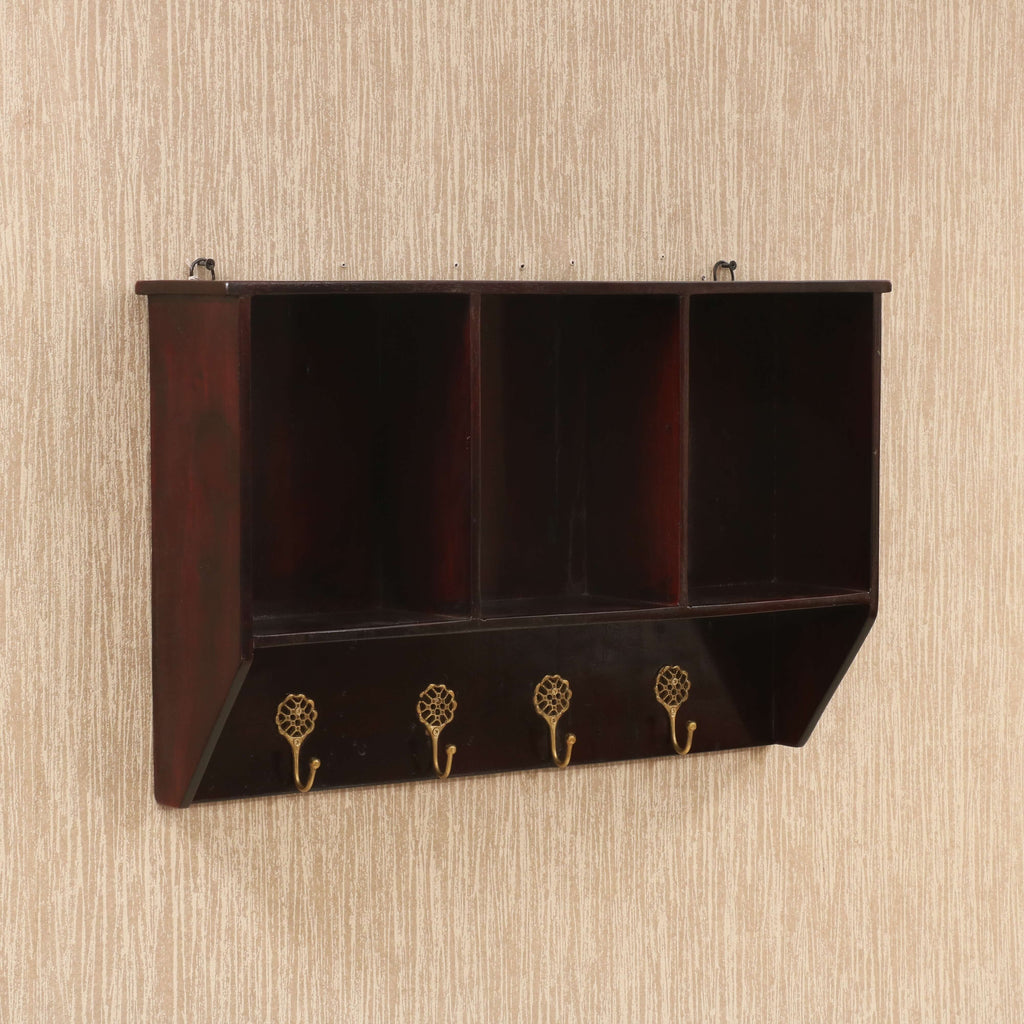 Calla Solid Wood Storage Rack — view 1