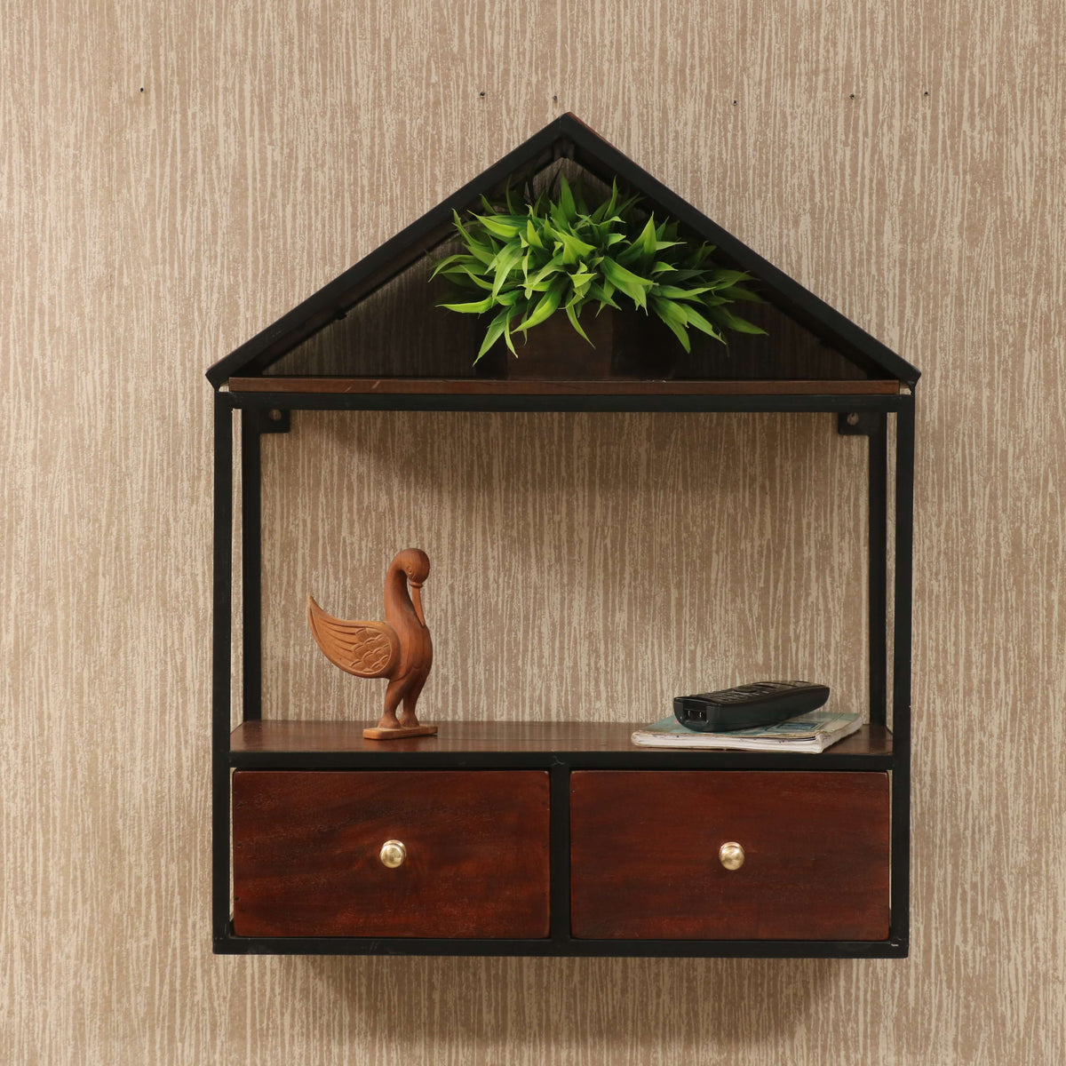 Capri Solid Wood Wall Shelf — view 1