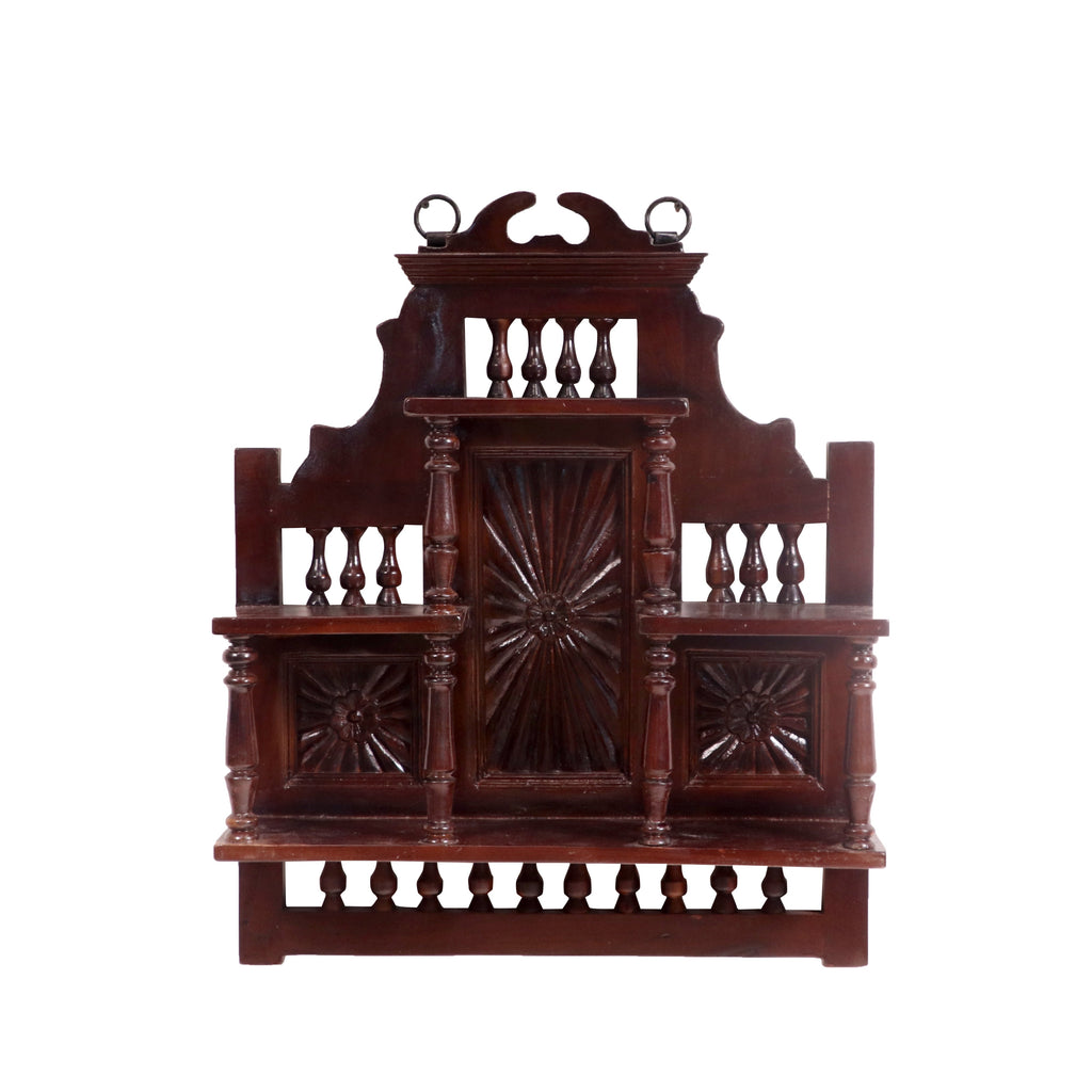 Alba Carved Wall Shelf — view 2
