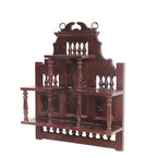 Alba Carved Wall Shelf — view 1