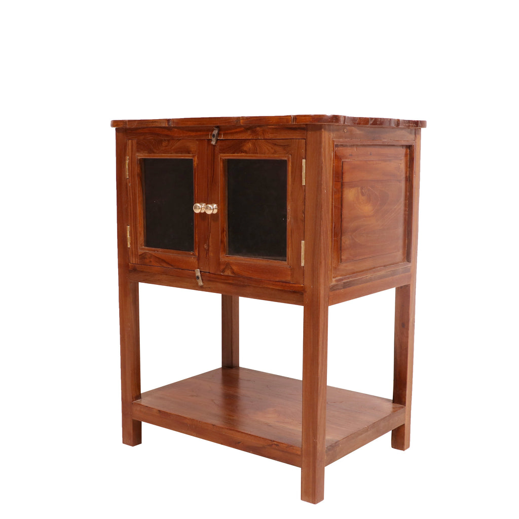 Silas Solid Wood Storage Cabinet — view 1
