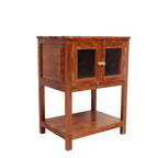 Silas Solid Wood Storage Cabinet — view 3