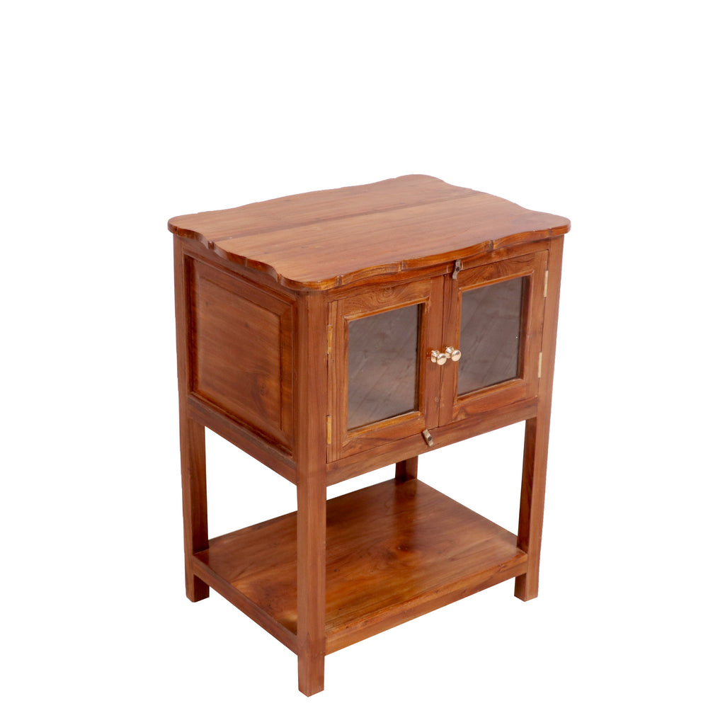 Silas Solid Wood Storage Cabinet — view 2