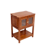 Silas Solid Wood Storage Cabinet — view 2