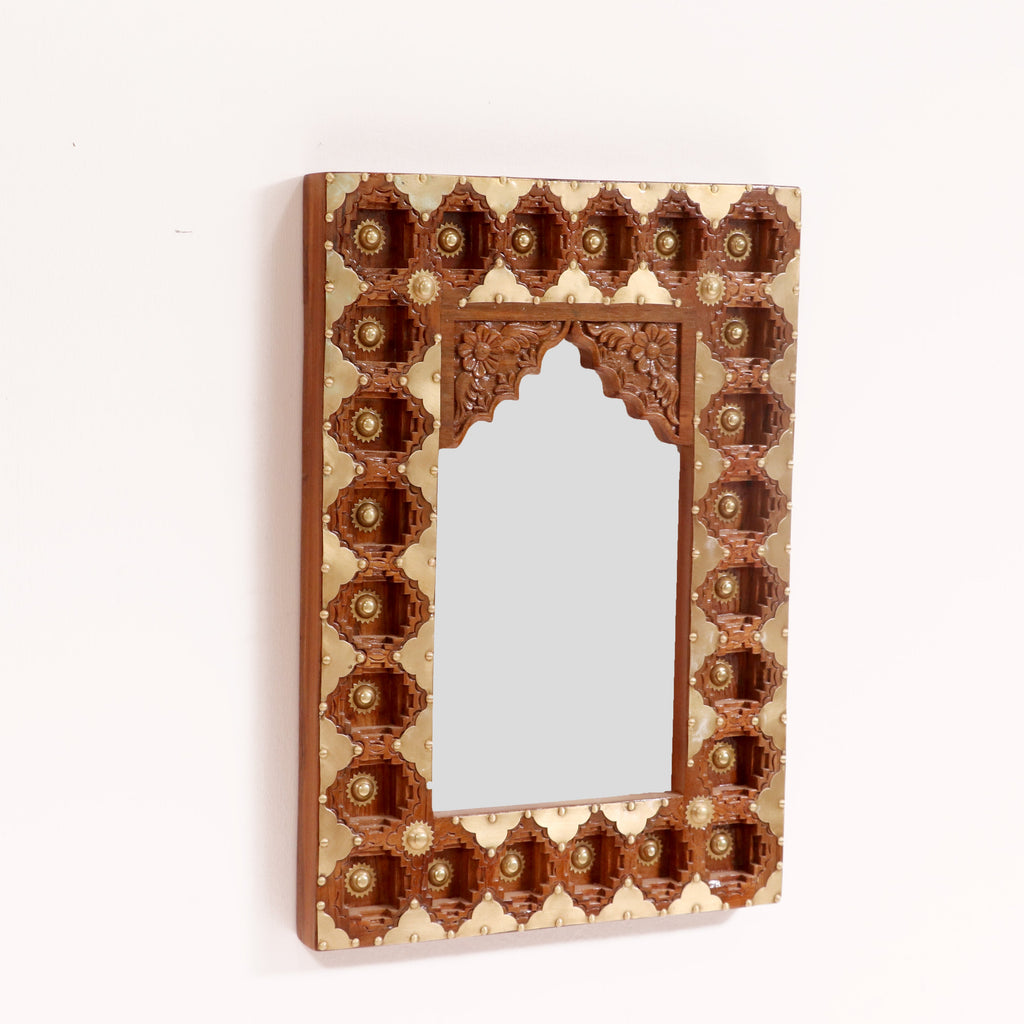 Alora Carved Wall Mirror — view 3