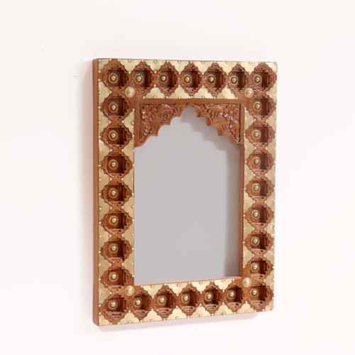 Alma Solid Wood Wall Mirror — view 2