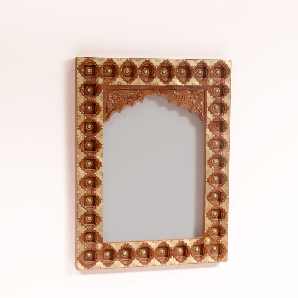 Alina Solid Wood Wall Mirror — view 3