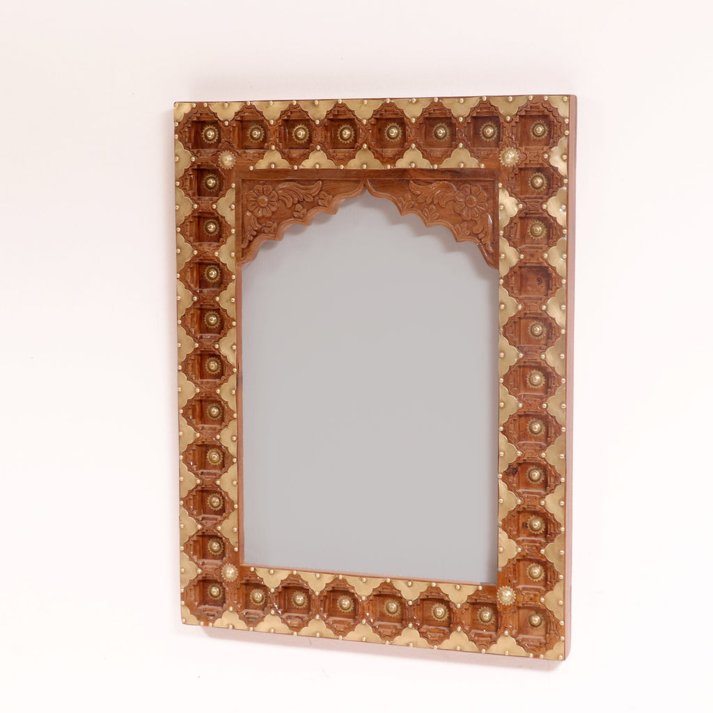 Alina Solid Wood Wall Mirror — view 1