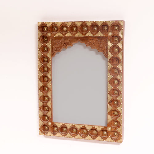 Alina Solid Wood Wall Mirror — view 1