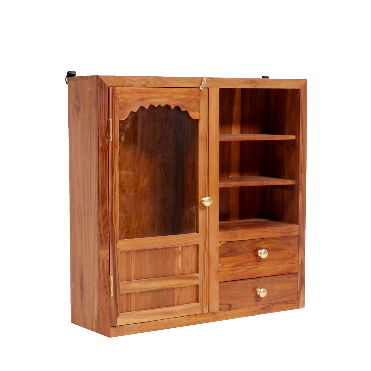 Elodie Solid Wood Wall Cabinet — view 1