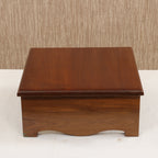 Saffron Solid Wood Bajot Table — view 4