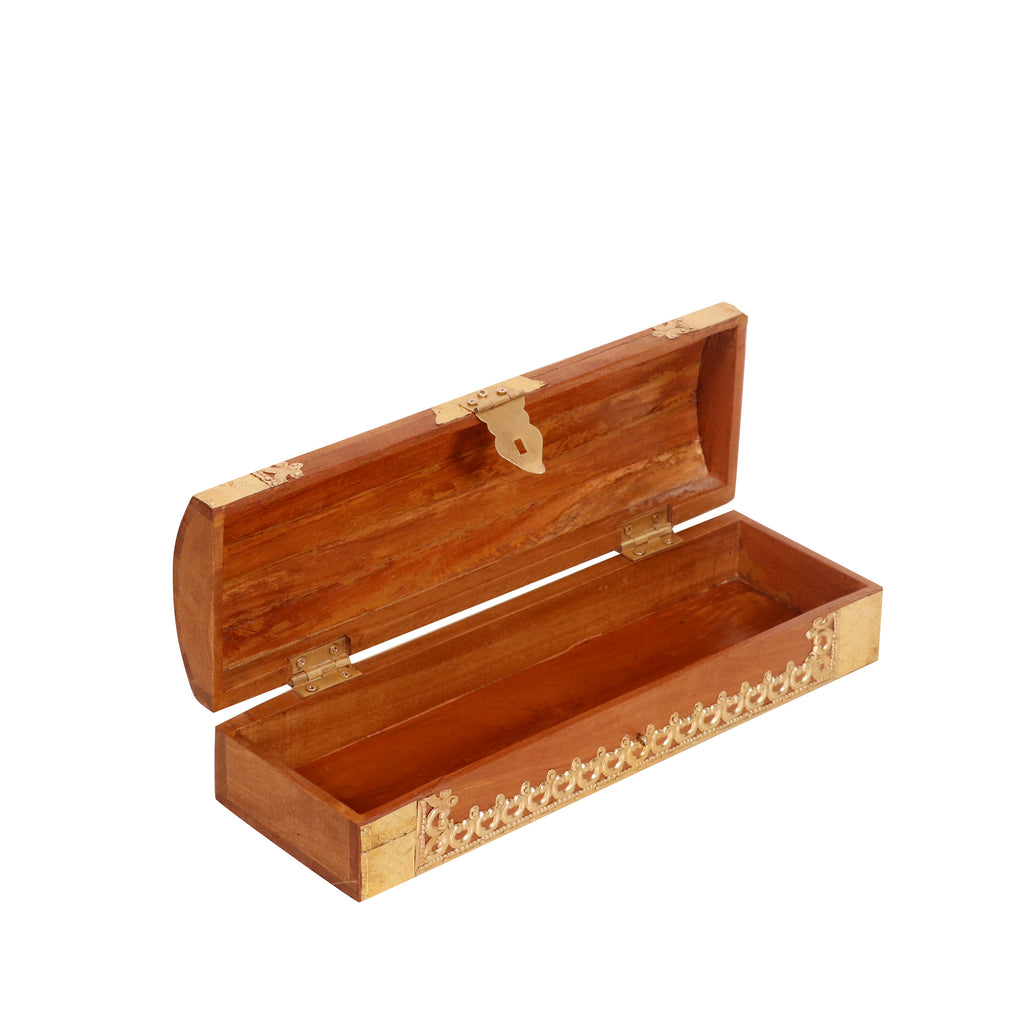 Fiora Solid Wood Storage Box — view 4