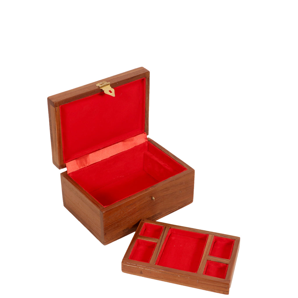 Emery Solid Wood Jewellery Box — view 1
