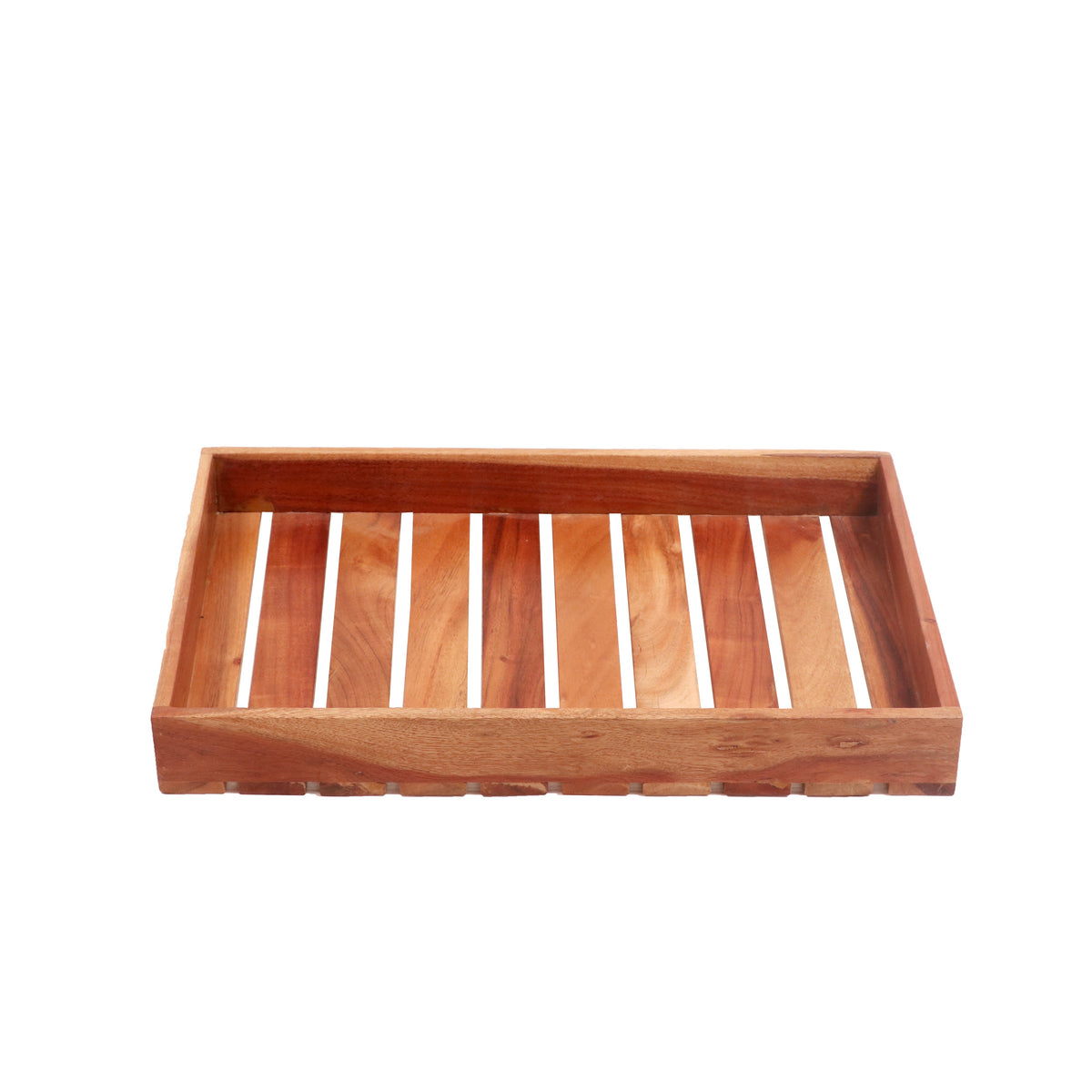 Emery Slatted Serving Tray — view 2
