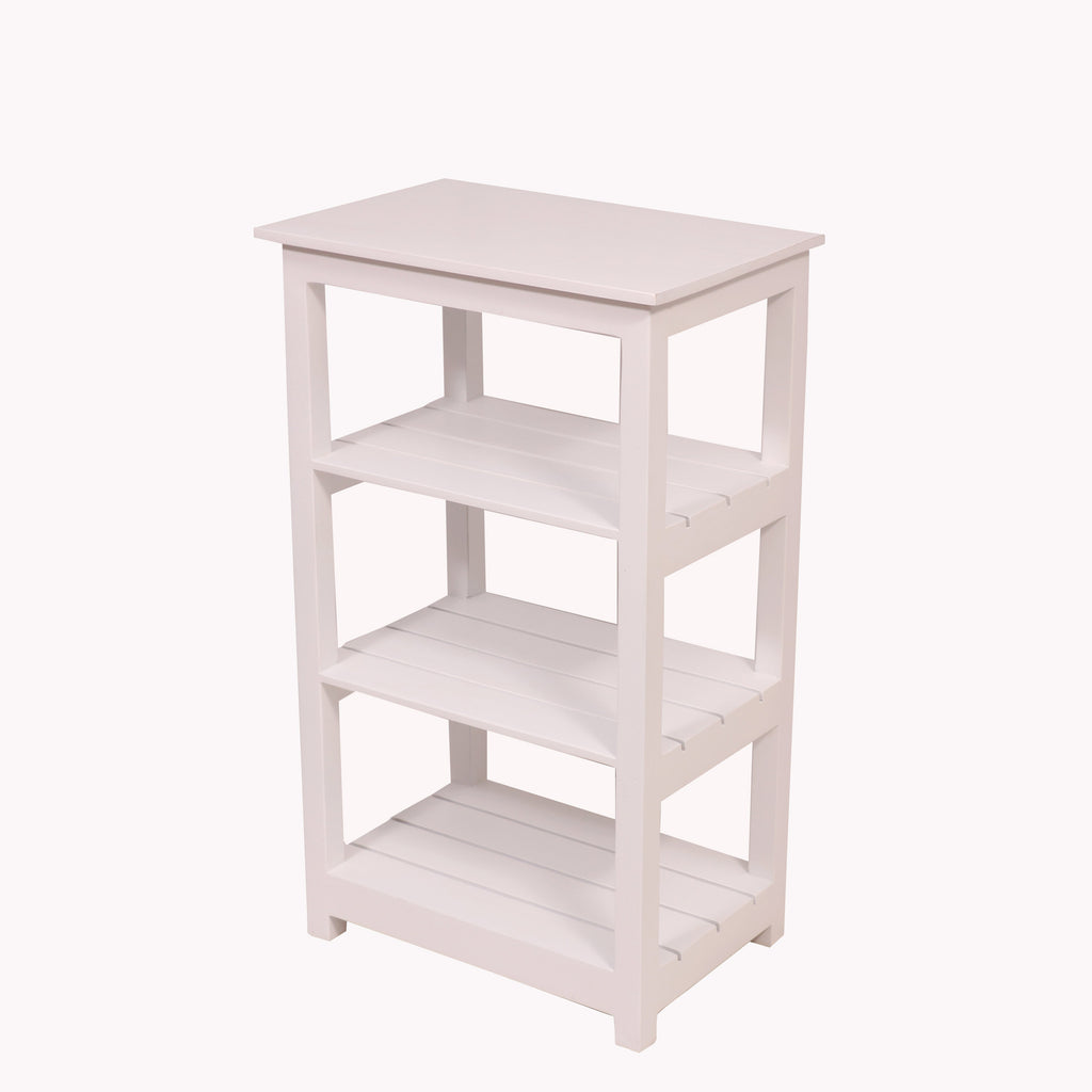 Aurelia White Storage Rack — view 1