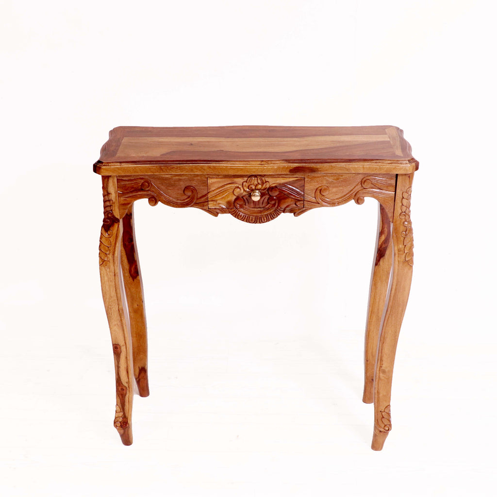 Lyra Carved Console Table — view 4