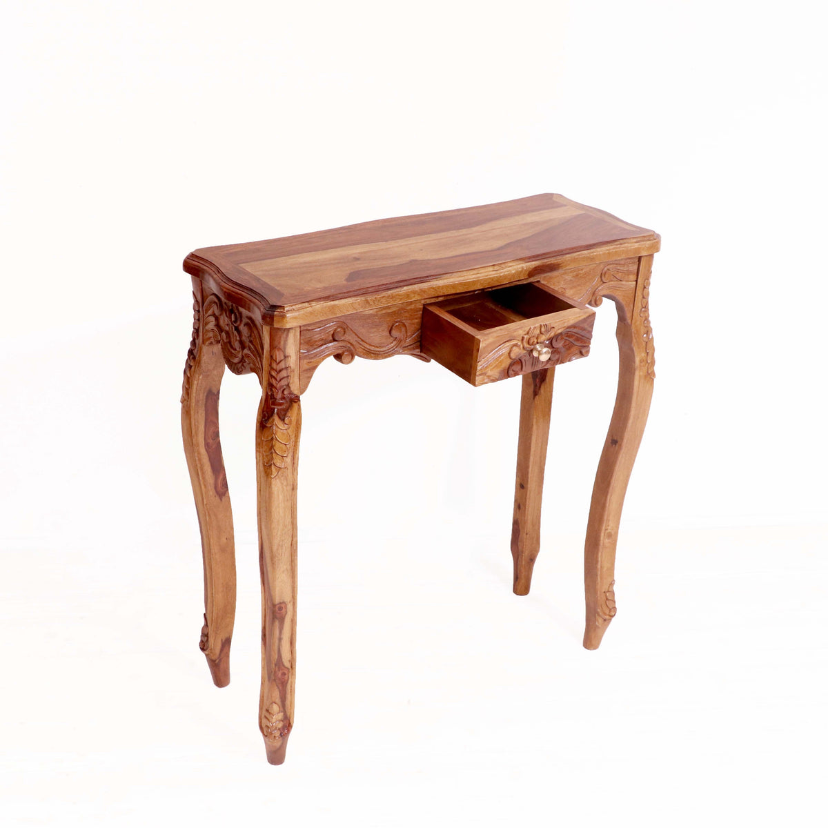 Lyra Carved Console Table — view 2