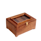 Estelle Glass Panel Storage Box — view 4