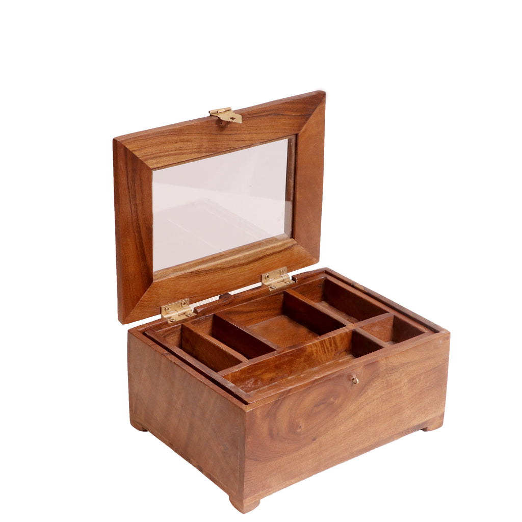 Estelle Glass Panel Storage Box — view 5