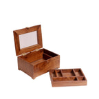 Estelle Glass Panel Storage Box — view 1