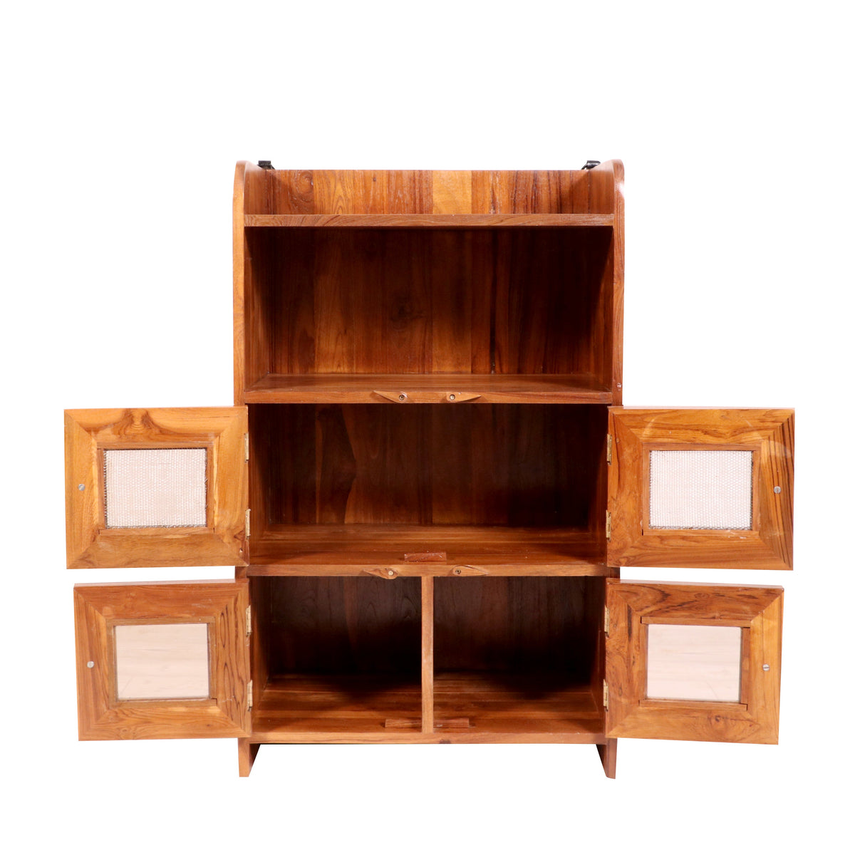 Nola Glass Panel Storage Cabinet — view 4
