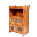 Nola Glass Panel Storage Cabinet — view 1