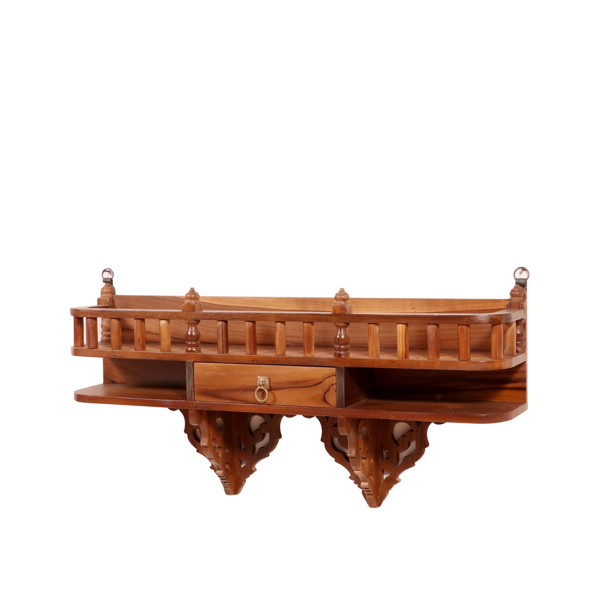 Adira Solid Wood Wall Shelf — view 3