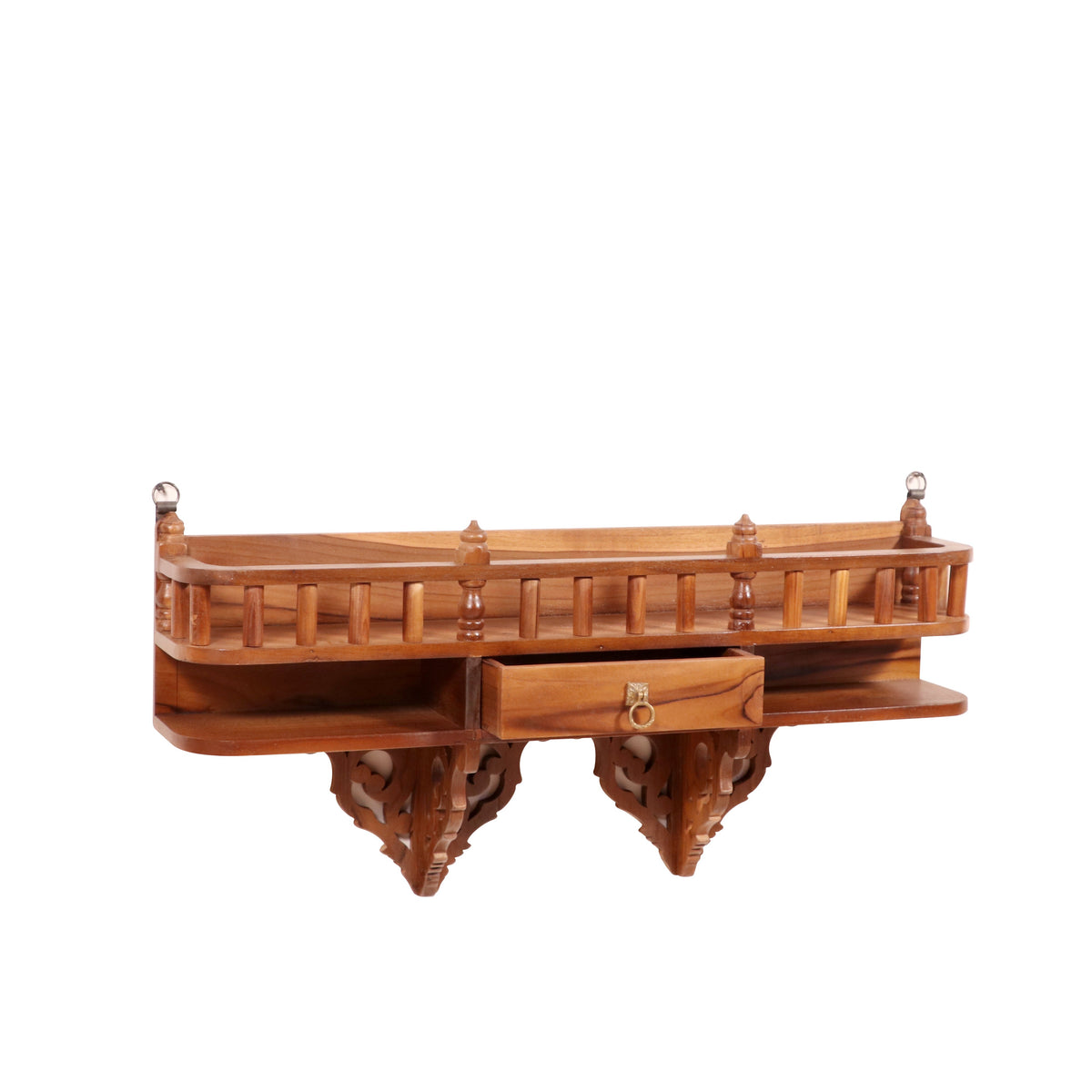 Adira Solid Wood Wall Shelf — view 1