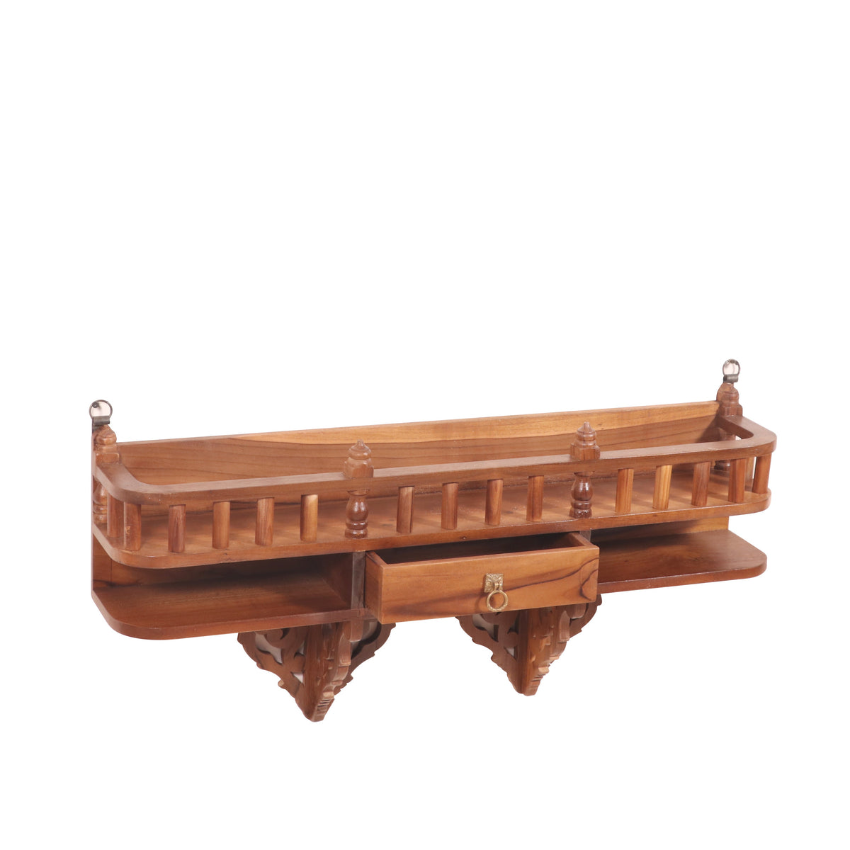 Adira Solid Wood Wall Shelf — view 4