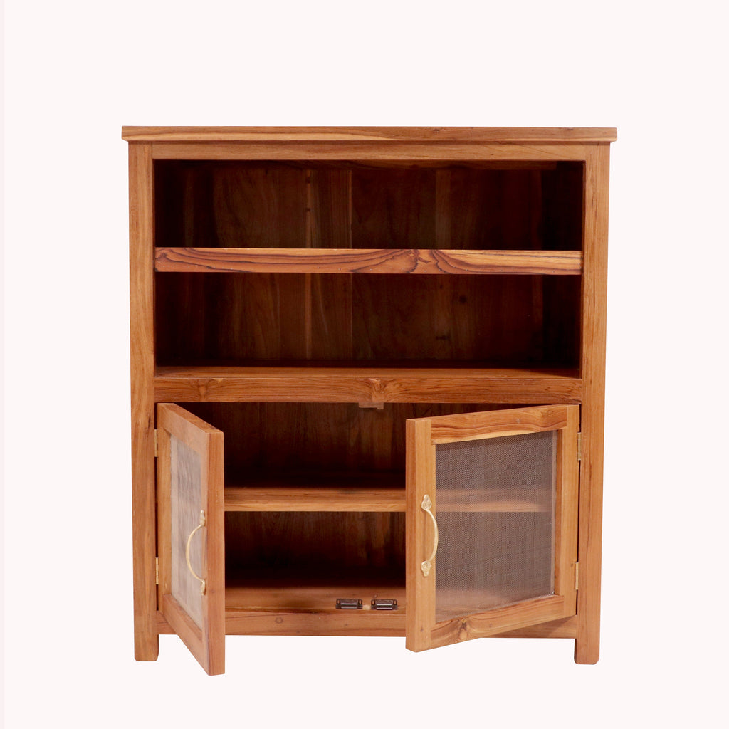 Lumi Solid Wood Storage Cabinet — view 1