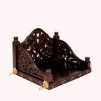 Viola Carved Hanging Swing — view 3