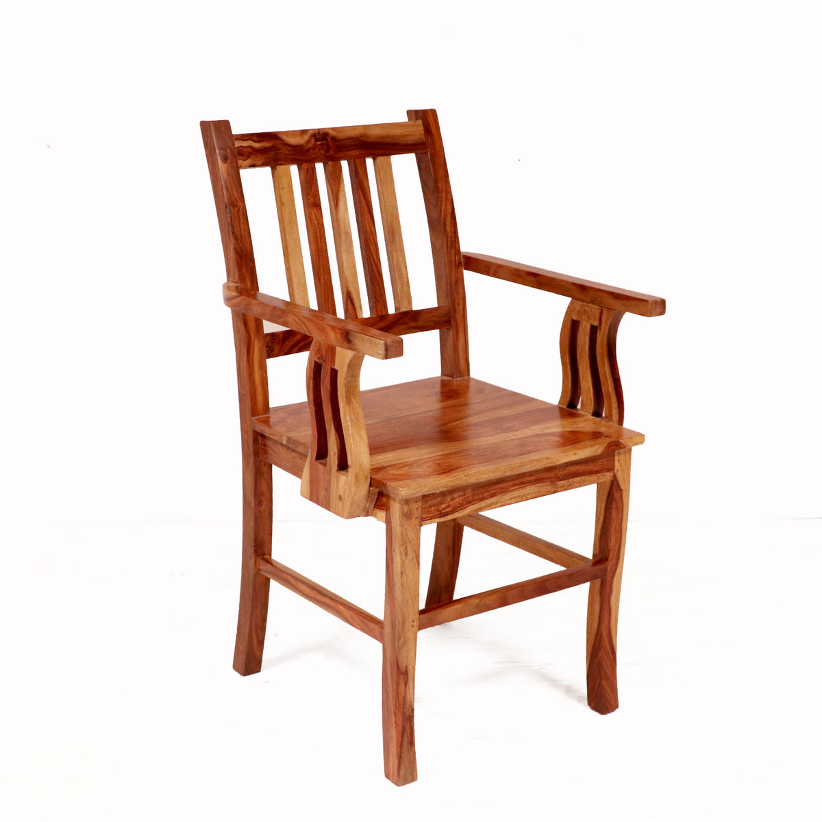 Lumi Solid Wood Armchair — view 1